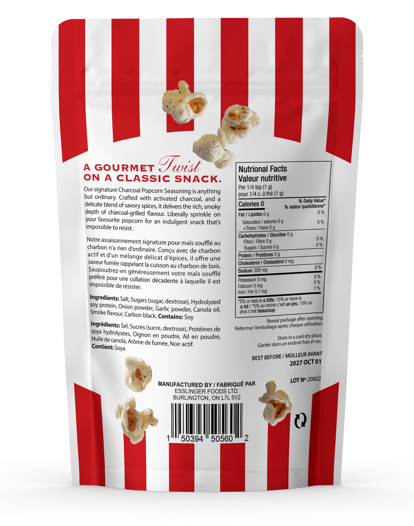 Charcoal Popcorn Seasoning